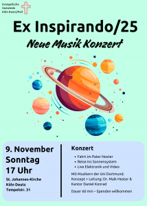 Plakat zum Konzert Ex Inspirando | 25